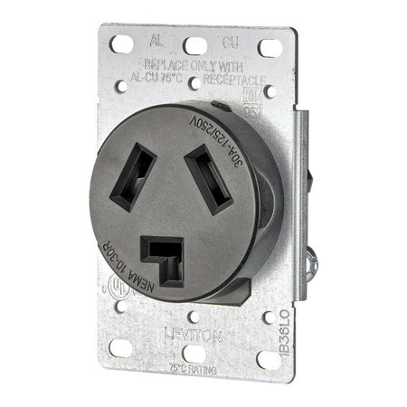 LEVITON Receptacle Flush Mnt 30A R20-05207-S10